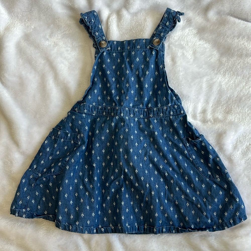 Osh Kosh Denim Pinafore | Toddler Size 4T